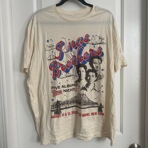 Jonas Brothers NYC 5 Albums Concert Shirt